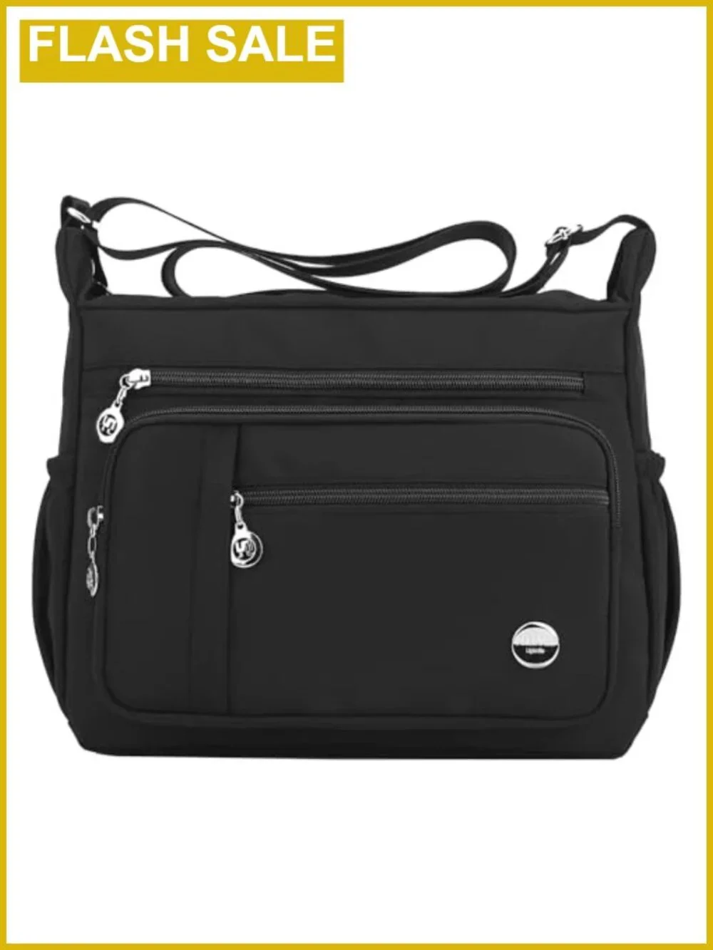 Women's Nylon Satchel Handbag Crossbody Shoulder Bag Multiple Pockets Top